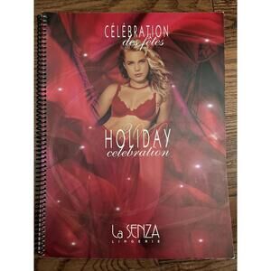 Vintage 2000 La‎ Senza Holiday Celebration Spiral Softcover Notebook